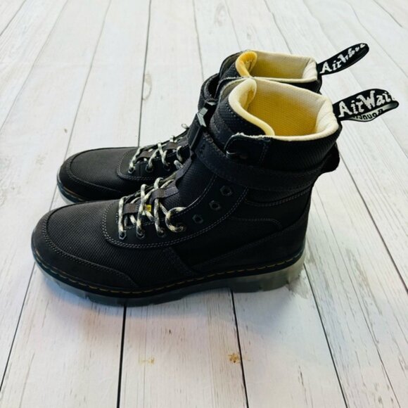 Dr Martens Combs Tech Gray Boots - Picture 3 of 6